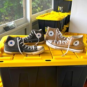 Men’s Used Converse High Tops Size 12 🤩 2 PAIR!